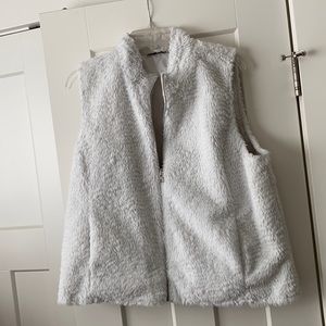White Fur Vest
